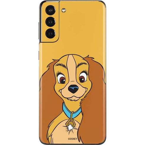 Disney Lady & The Tramp Lady Portrait Galaxy S21 Plus 5G Skin